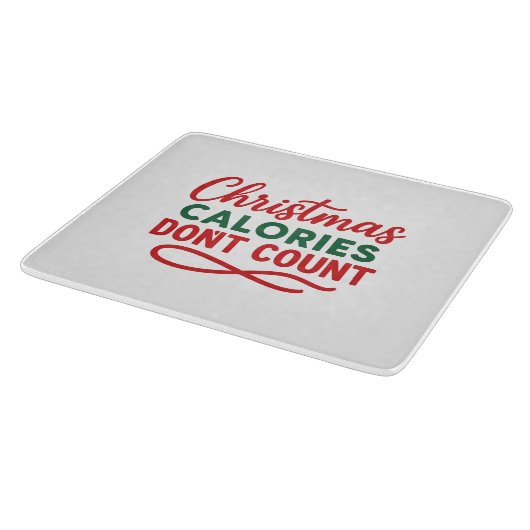 Christmas funny quote diet snijplank (Hoek)