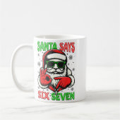 Christmas Funny Santa Says Six Seven 67 Meme Xmas Koffiemok (Links)