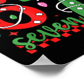 Christmas Funny Six Seven 6 7 Meme Gen Alpha Slang Poster (Hoek)