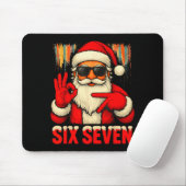 Christmas Funny Six Seven 6 7 Meme Santa Men Boys  Muismat (Met muis)