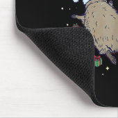 Christmas Funny Trashed Panda Racoon Gets Drunk Xm Muismat (Hoek)