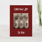 CHRISTMAS GAAT HET VOLLEDIGE JAAR VERLATEN VIA FEESTDAGEN KAART (Voorkant)