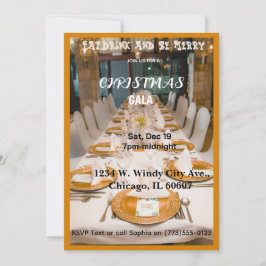 Christmas Gala Invitation Kaart