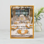 Christmas Gala Invitation Kaart (Staand voorkant)