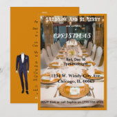 Christmas Gala Invitation Kaart (Voorkant / Achterkant)