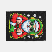 Christmas Gamer Boys Kids Santa Play Video Game  Fleece Deken (Voorkant (Horizontaal))