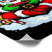 Christmas Gamer Boys Video Game Xmas Funny Santa G Poster (Hoek)