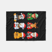 Christmas Gamer Boys Video Games Santa Elf Reindee Fleece Deken (Voorkant (Horizontaal))