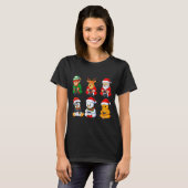 Christmas Gamer Boys Video Games Santa Elf Reindee T-shirt (Voorkant volledig)