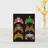 Christmas Gamer Controller Xmas Gaming Men Boys Ki Kaart (Gele Bloem)