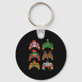 Christmas Gamer Controller Xmas Gaming Men Boys Ki Sleutelhanger (Voorkant)