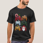 Christmas Gamer Controllers Xmas Santa Gaming Boys T-shirt<br><div class="desc">Christmas Gamer Controllers Xmas Santa Gaming Boys Kinder</div>