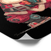 Christmas Gamer Look With This Cool Vr Santa Claus Poster (Hoek)