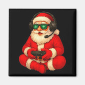 Christmas Gamer Santa Video Game Gaming Boys Men K Magneet (Voorkant)