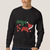 Christmas Gaming Controller Sweatshirt - Gamer Hol (Voorkant)