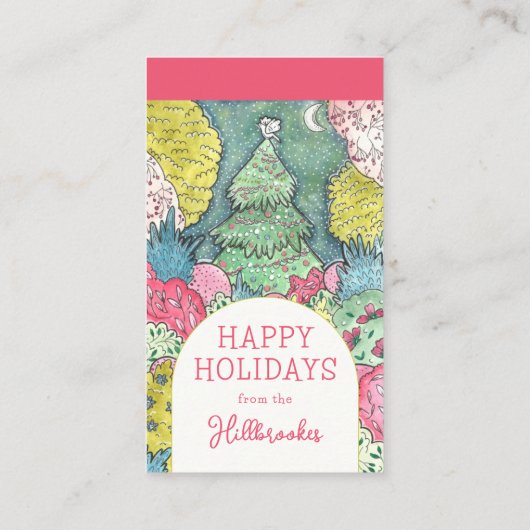 Christmas Garden DIY Gift Labels Pack (Achterkant)