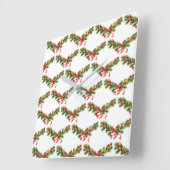 **CHRISTMAS GARLAND** CHRISTMAS CLOCK VIERKANTE KLOK (Hoek)