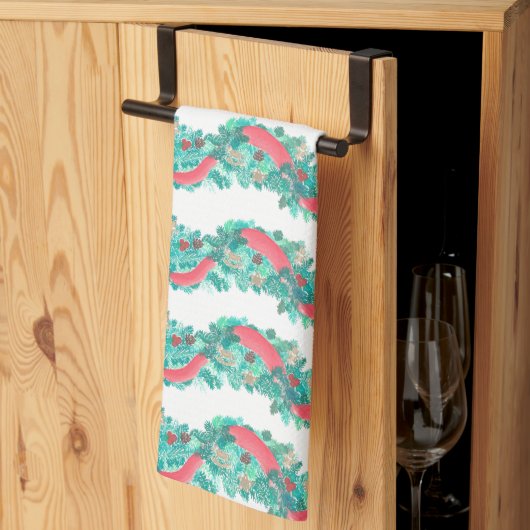 Christmas Garland Kitchen Towel Theedoek (Derde Gevouwen)