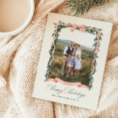 Christmas Garland Vakantie Fotokaart Feestdagenkaart