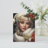 Christmas. Gefeliciteerd. Briefkaart (Staand voorkant)