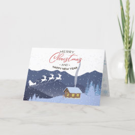 Christmas | Gelukkig nieuw jaar | Aanpasbaar voor  Feestdagen Kaart