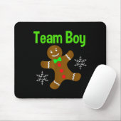 Christmas Gender Reveal Gingerbread Cookie Team Bo Muismat (Met muis)