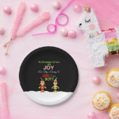 Christmas Gender Reveal Paper Borden - Elf Papieren Bordje (Feest)