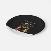 Christmas Gender Reveal Paper Borden - Elf Papieren Bordje (Gekanteld)