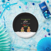 Christmas Gender Reveal Papieren Borden - Gingerbr Papieren Bordje (Feest)