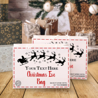 Christmas | Gepersonaliseerde kerstavond tas Groot Cadeauzakje