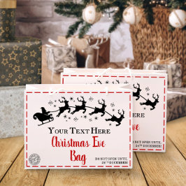 Christmas | Gepersonaliseerde kerstavond tas Groot Cadeauzakje