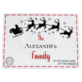 Christmas | Gepersonaliseerde kerstcadeauzak Groot Cadeauzakje (Voorkant)