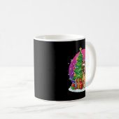 Christmas German Shepherd Santa Hat Xmas Men Women Koffiemok (Voorkant rechts)