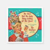 Christmas Getting Lit This Year Cocktail Napkins 1 Servet (Voorkant)