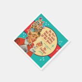 Christmas Getting Lit This Year Cocktail Napkins 1 Servet (Hoek)