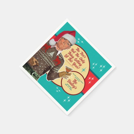 Christmas Getting Lit This Year Cocktail Napkins 2 Servet (Hoek)