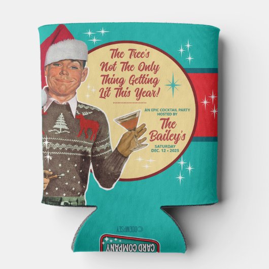 Christmas Getting Lit This Year Drink Cooler (Achterkant)