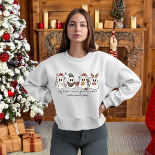Christmas Ghost Humor Sweatshirt