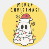 Christmas Ghost Sticker (Voorkant)