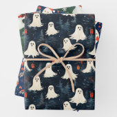 Christmas Ghost Wrapping Paper (In situ)