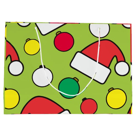 Christmas +gift+bag groot cadeauzakje (Achterkant)