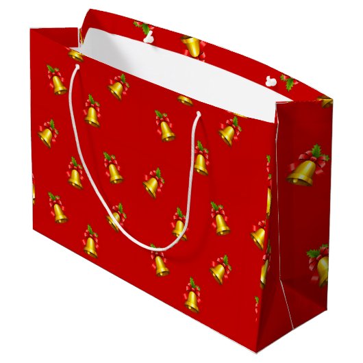 Christmas Gift Bag Groot Cadeauzakje (Achterkant Gekanteld)