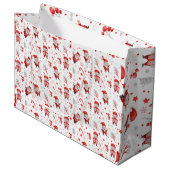 Christmas gift bag groot cadeauzakje (Voorkant Gekanteld)