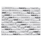 Christmas Gift Bag | Santa's Reindeer Groot Cadeauzakje (Achterkant)