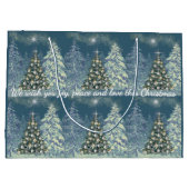 Christmas Gift Bag Winter Wonderland Groot Cadeauzakje (Achterkant)