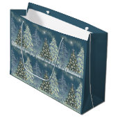 Christmas Gift Bag Winter Wonderland  Groot Cadeauzakje (Voorkant Gekanteld)