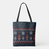 Christmas Gift Bags – Festive Holiday Packaging Es Tote Bag (Achterkant)