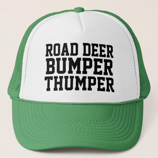 CHRISTMAS Gift Baseball ROAD DEER BUMPER THUMPER Trucker Pet (Voorkant)