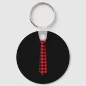 Christmas Gift For Men Dad Family Buffalo Plaid Ch Sleutelhanger (Voorkant)