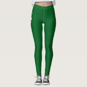 Christmas gift for sister mother Modern green  Leggings (Voorkant)